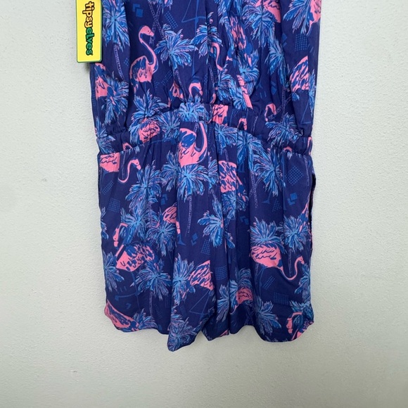 NWT Tipsy Elves Flirty Flamingos Romper - Picture 8 of 12